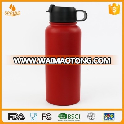 32 oz Sport Double Wall Insulated Stainless Steel Water Bottle with Flip Cap SQ-04-29